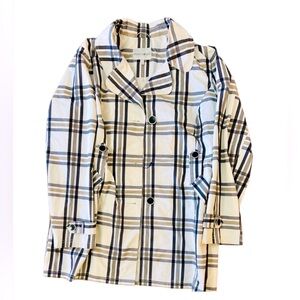 Fashion Bug Plaid Rain Jacket